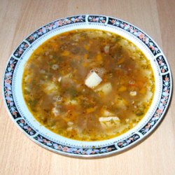 Картофельный суп с крупами